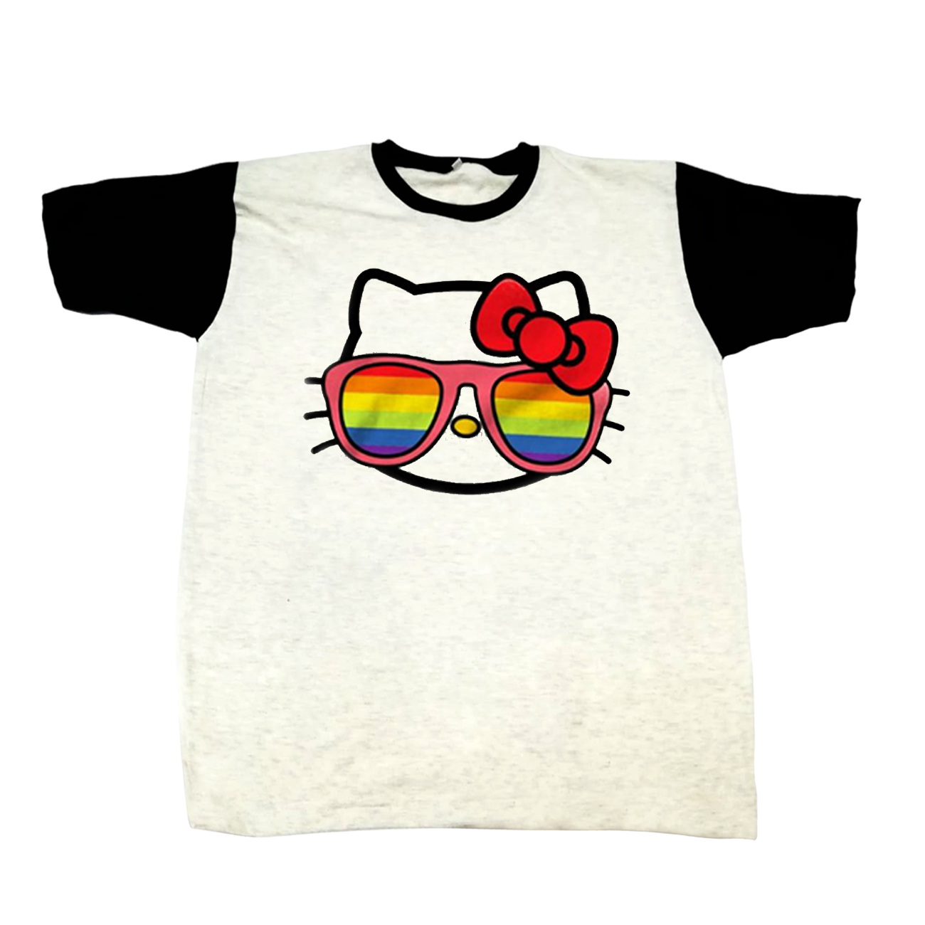 POLO UNISEX BLANCO HELLO KITTY 03 COLOR MELANGE - 1