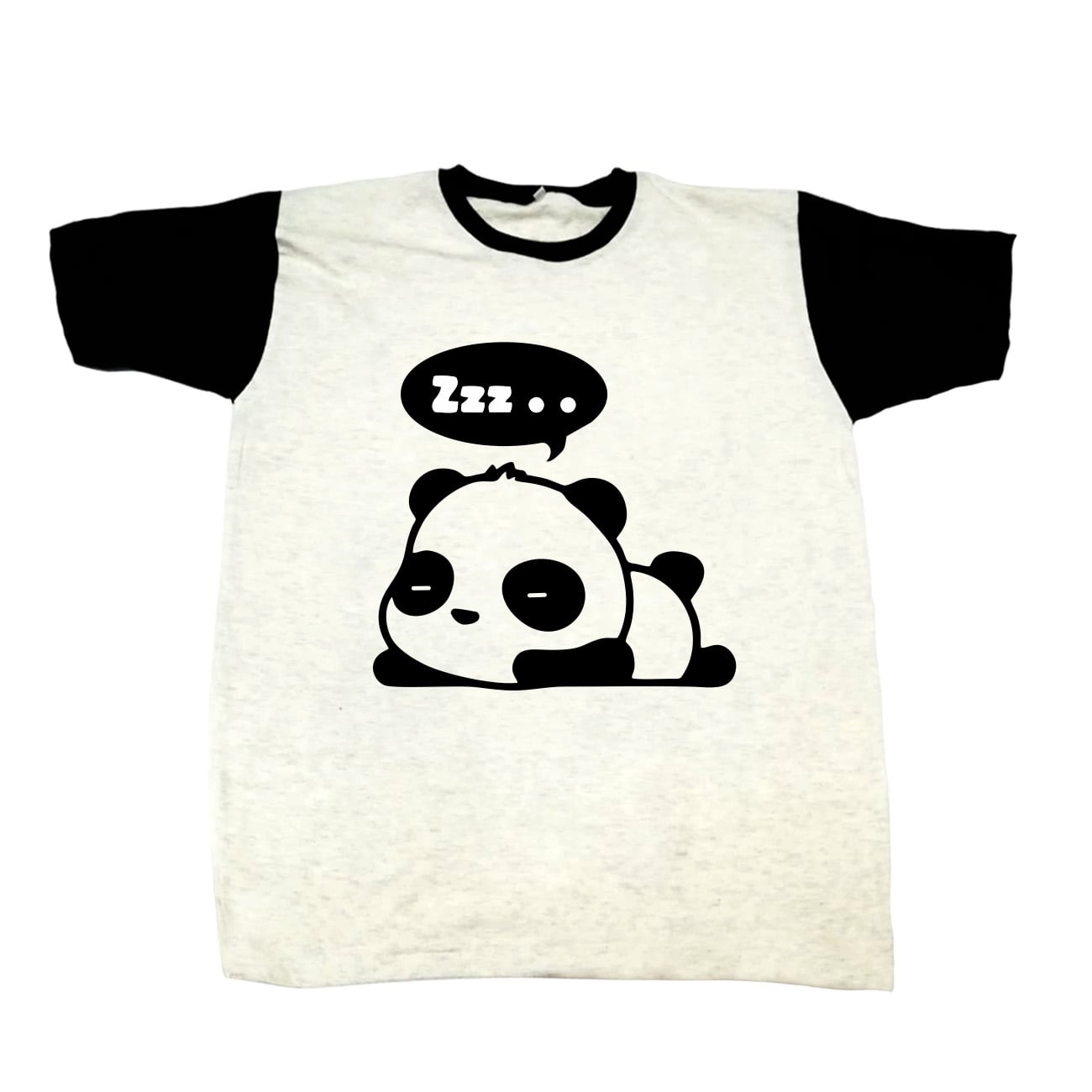 POLO UNISEX BLANCO PANDA COLOR MELANGE - 1