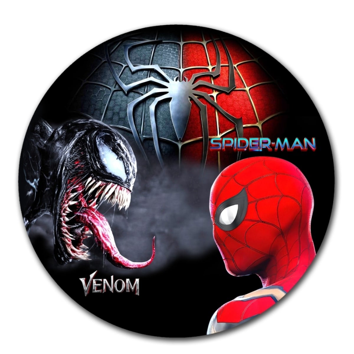 MOUSE PAD CIRCULAR HOMBRE ARAÑA SPIDERMAN 3 - 1
