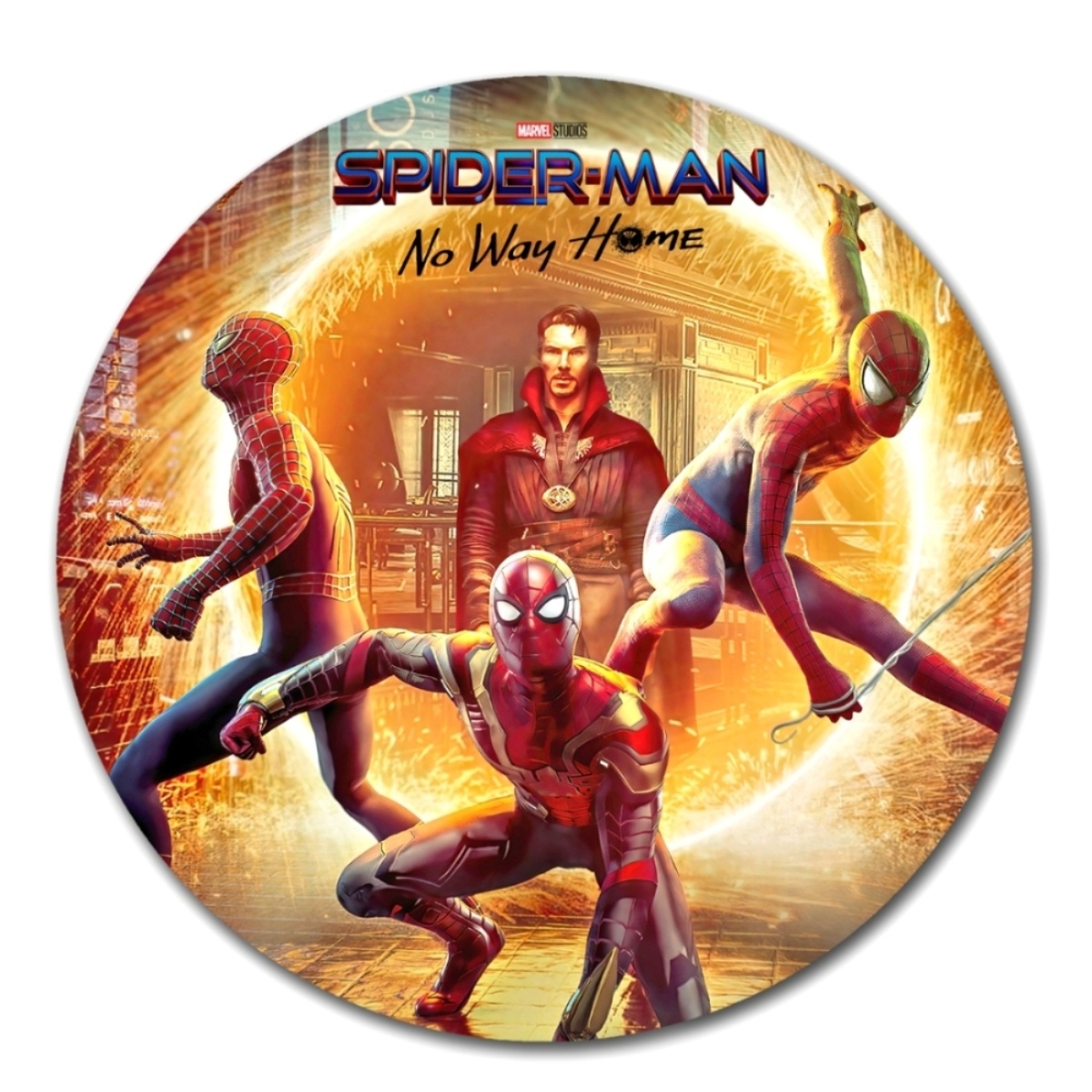 MOUSE PAD CIRCULAR HOMBRE ARAÑA SPIDERMAN 4 - 2