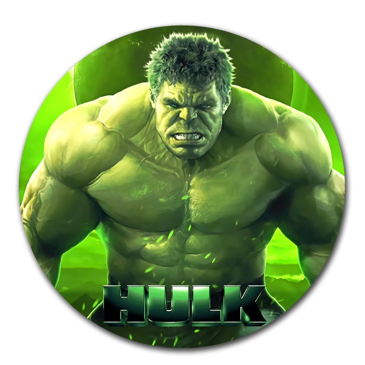 MOUSE PAD CIRCULAR HULK 1 - 1