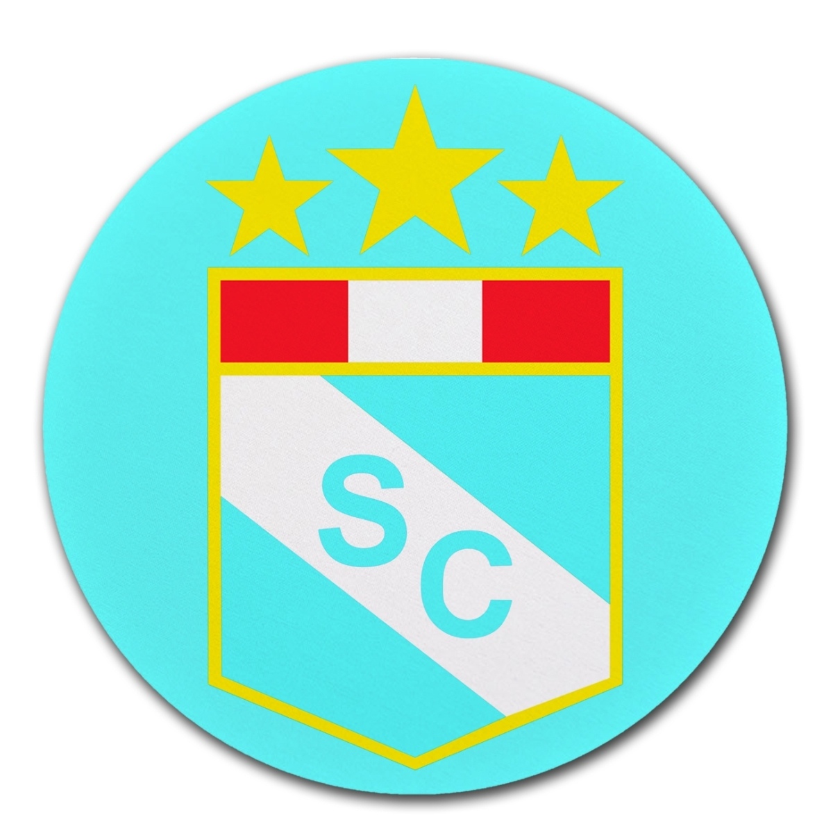 MOUSE PAD CIRCULAR SPORTING CRISTAL - 2