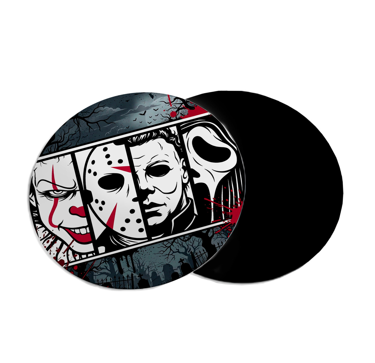 MOUSE PAD CIRCULAR HALLOWEEN 13 - 1
