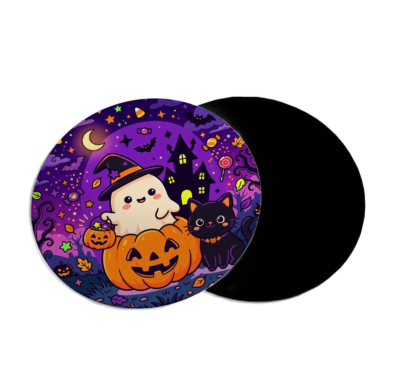 MOUSE PAD CIRCULAR HALLOWEEN 25 - 1