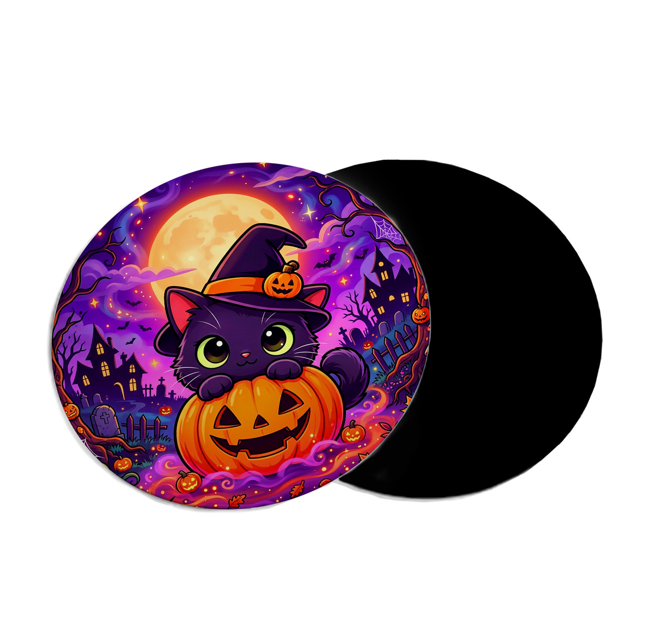 MOUSE PAD CIRCULAR HALLOWEEN 37 - 1