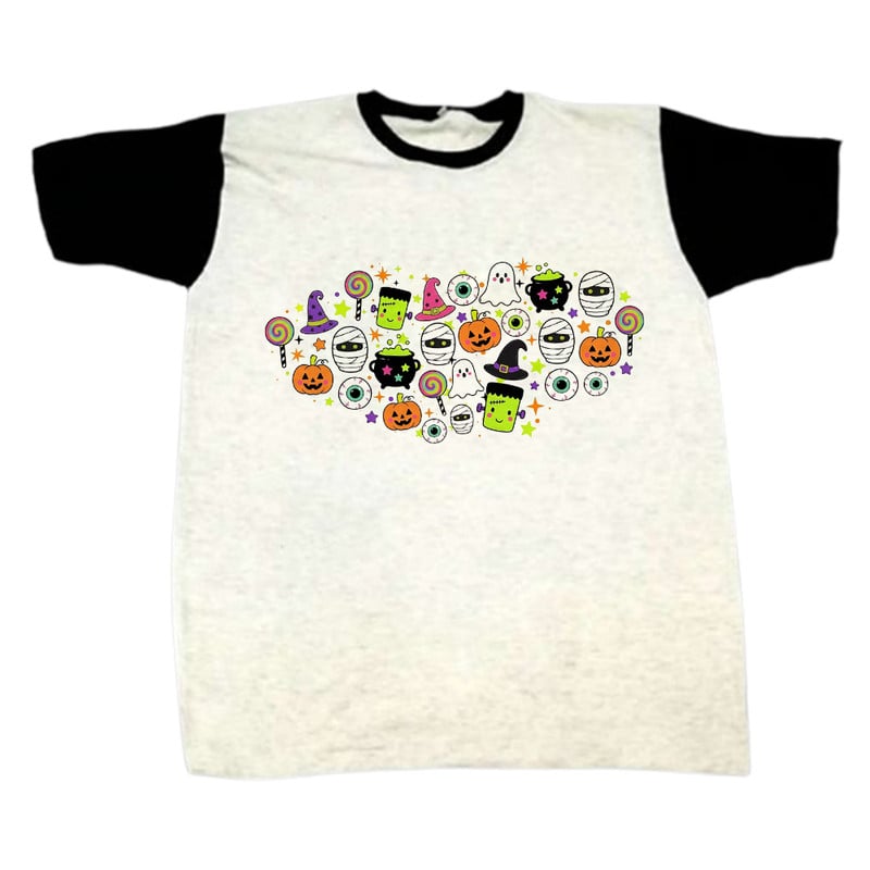 POLO MELANGE UNISEX HALLOWEEN 01 - 1