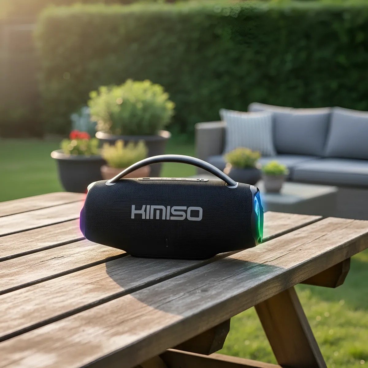 Parlante Inalambrico KIMISO KMS 278 de 50W Super Bass con RGB - 2