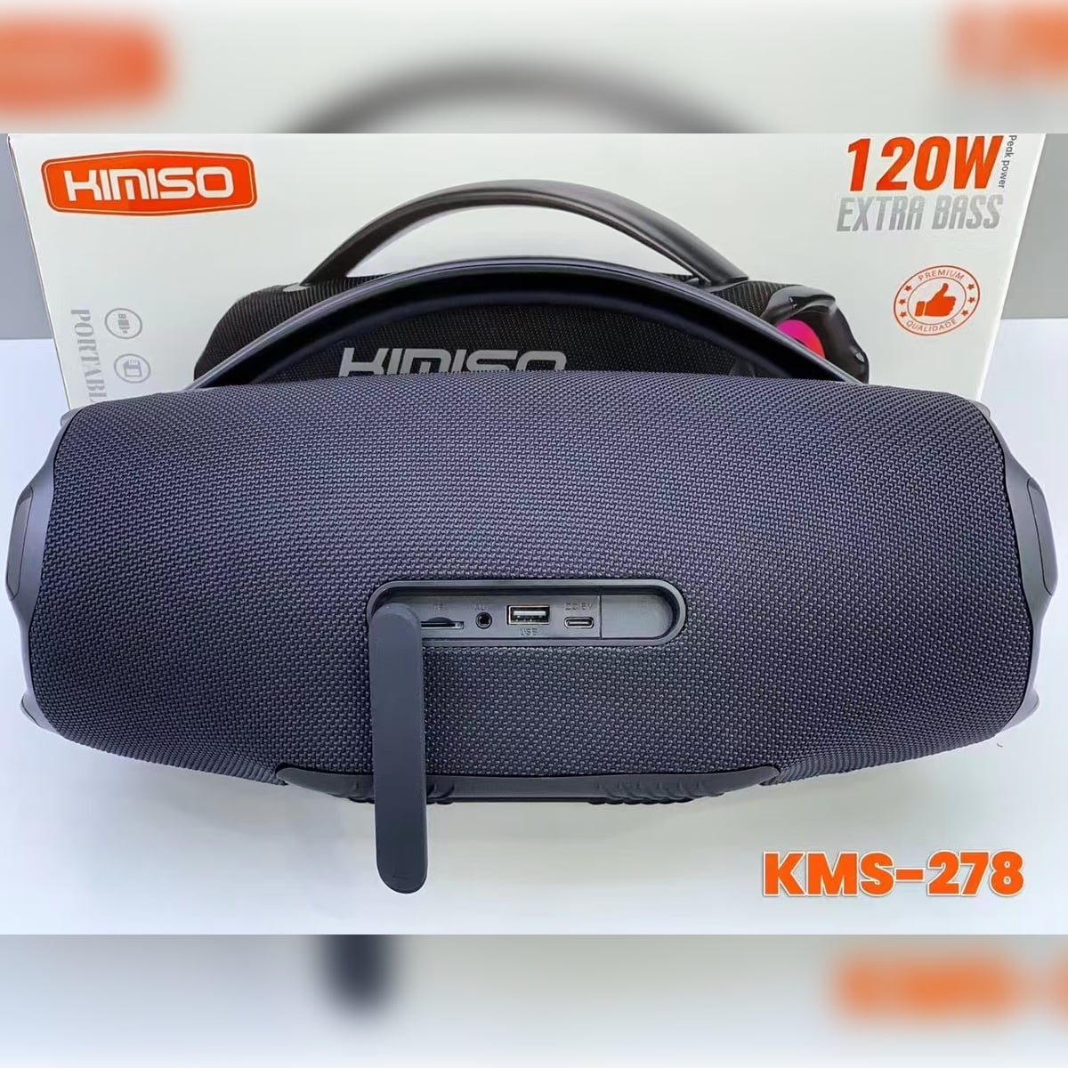 Parlante Inalambrico KIMISO KMS 278 de 50W Super Bass con RGB - 7