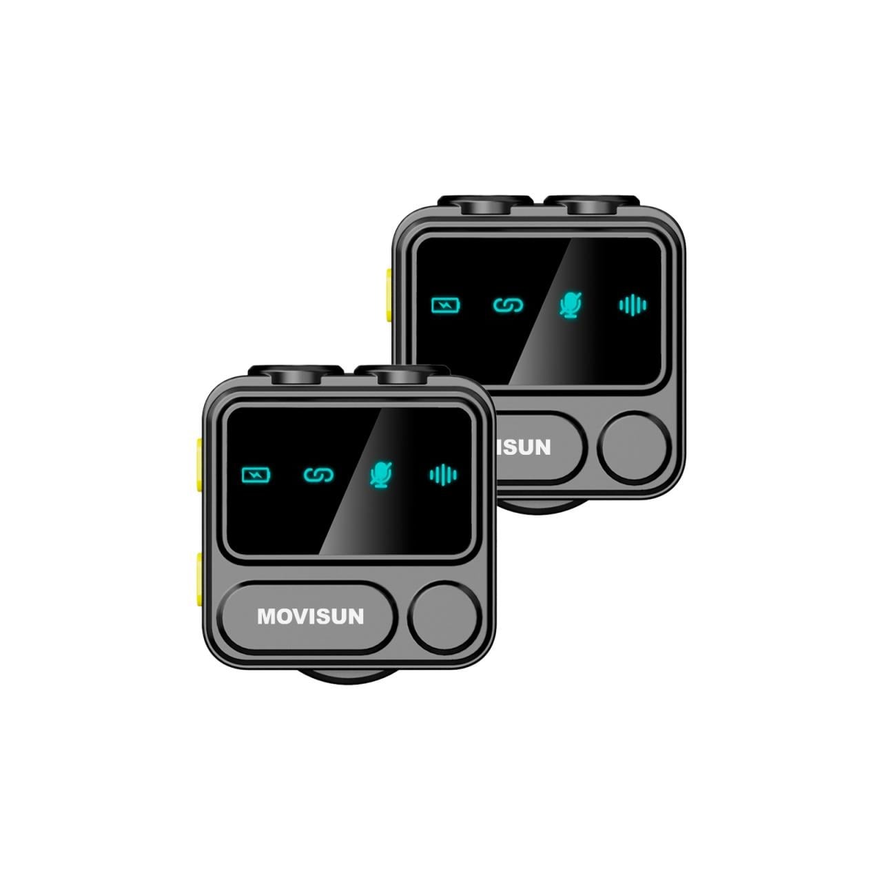 MICROFONO DUAL MOVISUN MI F1 CON PANTALLA DIGITAL ANC - 8