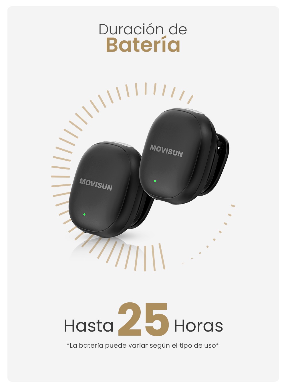 MICROFONO DUAL MOVISUN MI F2 CON ANC IA - 6