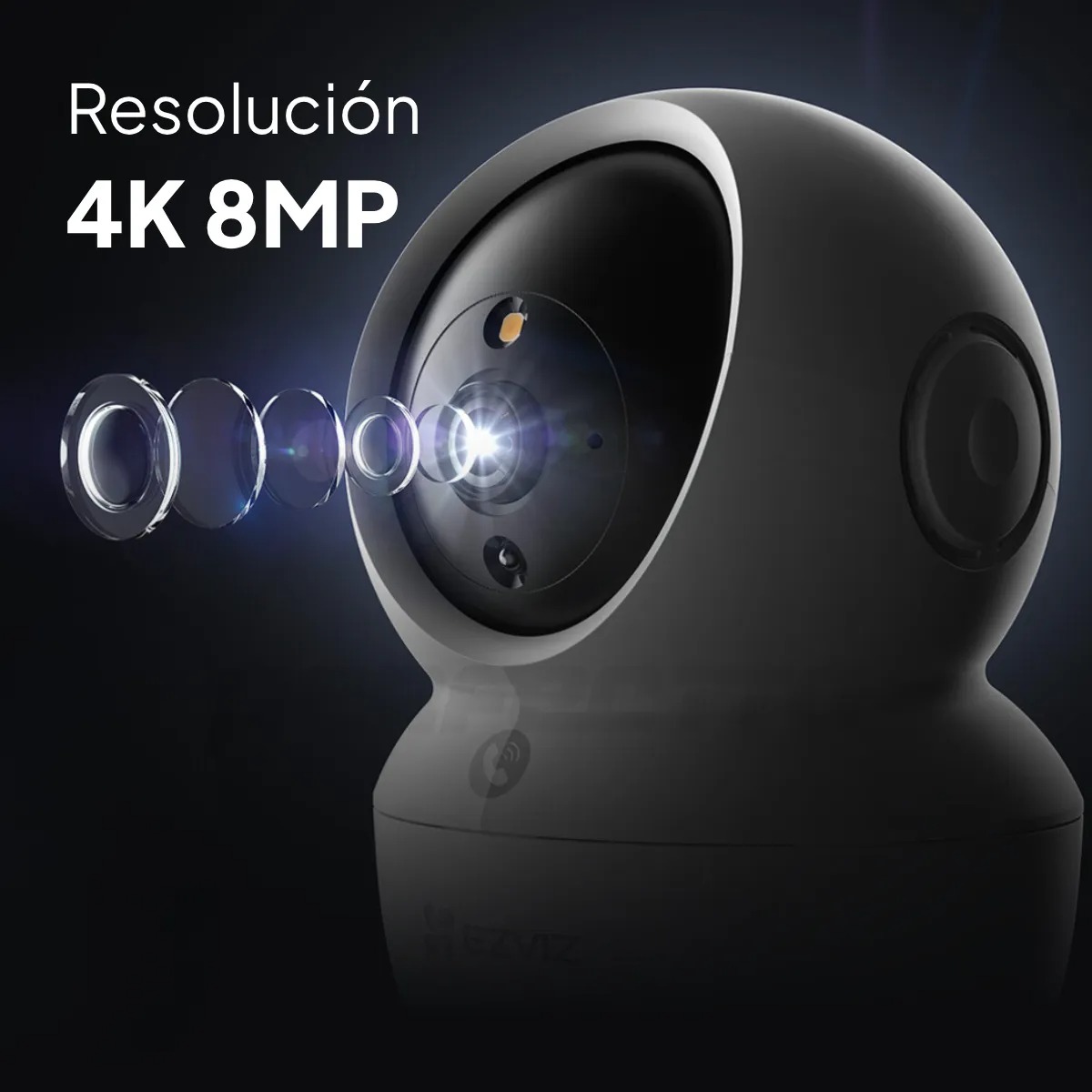 Camara de Interior Ezviz H6C Pro 8MP 4K Garantia de 1 Año - 7