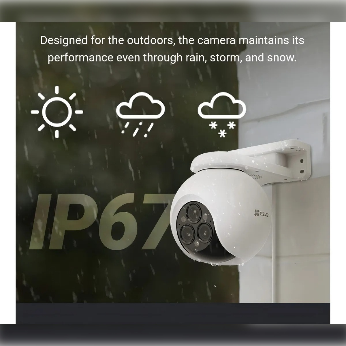 CAMARA DE EXTERIOR EZVIZ H80F ZOOM 12X TRIPLE LENTE 4MP 2K+ - 6