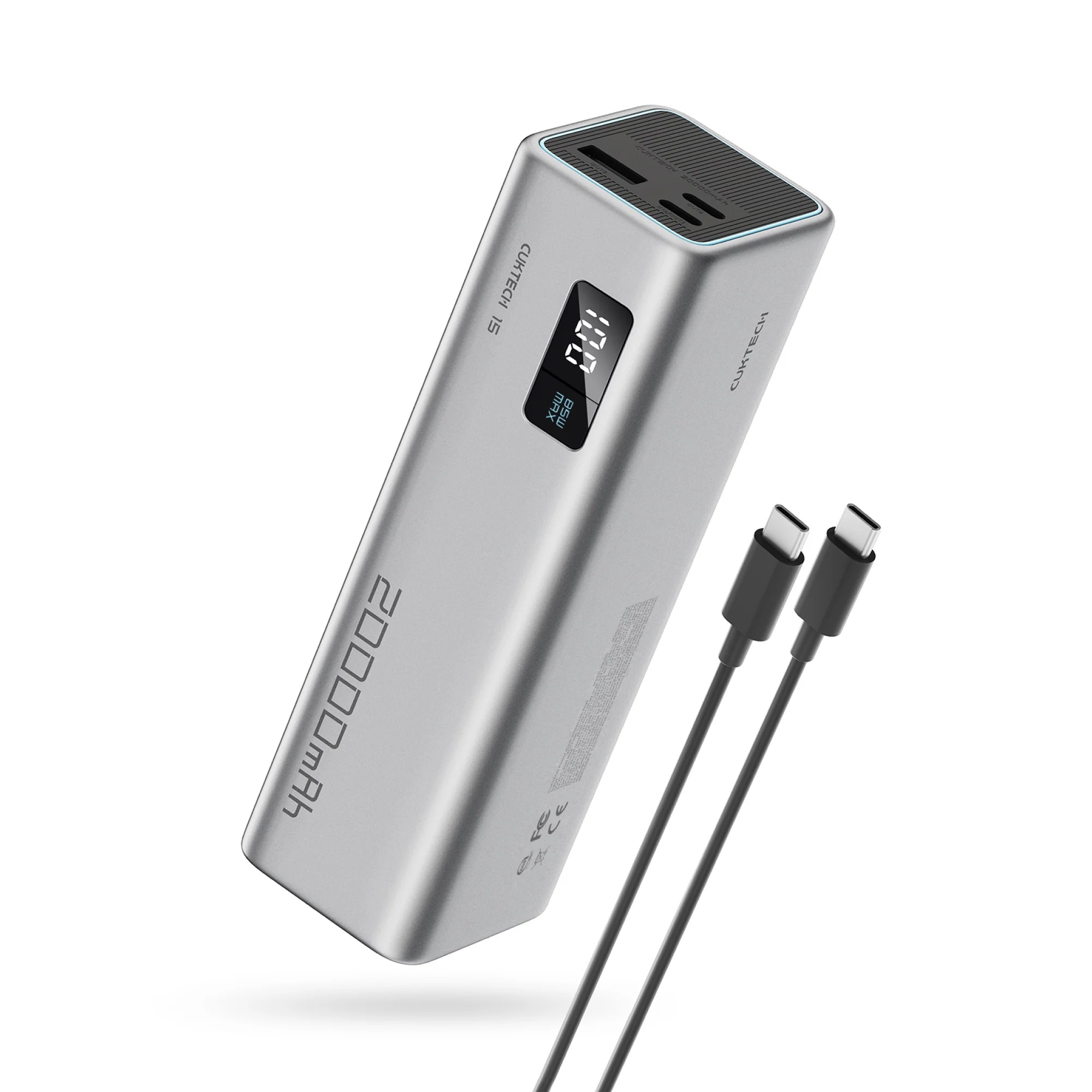 Cargador Portatil CUKTECH 20000mAh Carga Rápida 85W Garantia de 1 Año - 1