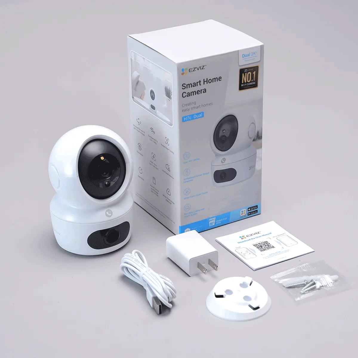 CAMARA EZVIZ H7C DOBLE LENTE DE 2K+ 4MP - 1 AÑO DE GARANTIA - 5