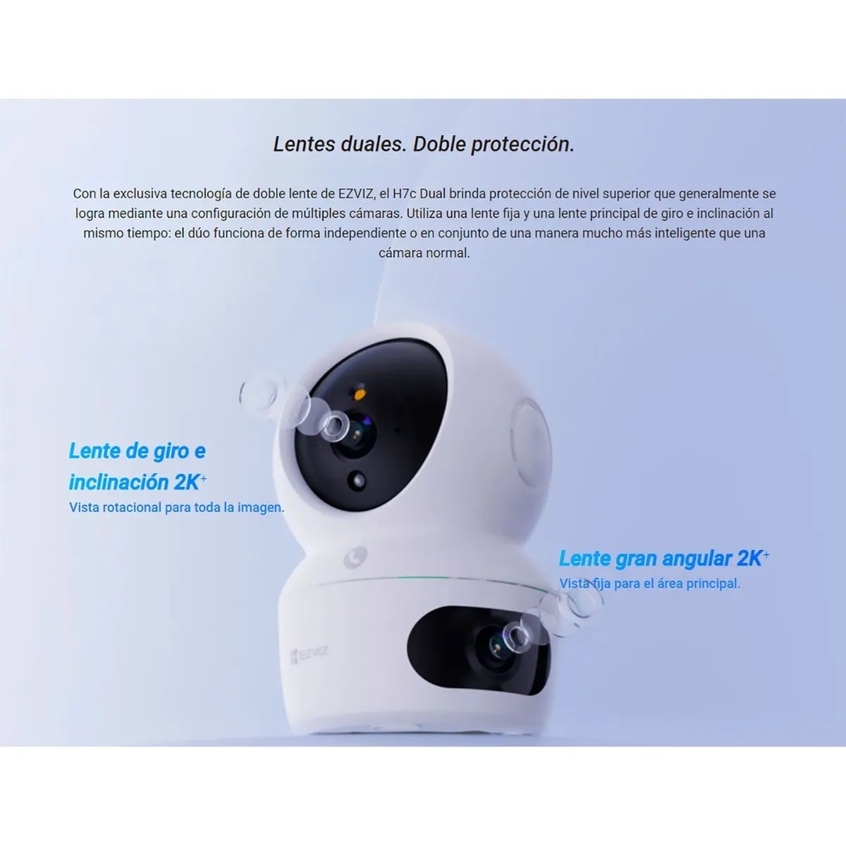 CAMARA EZVIZ H7C DOBLE LENTE DE 2K+ 4MP - 1 AÑO DE GARANTIA - 6