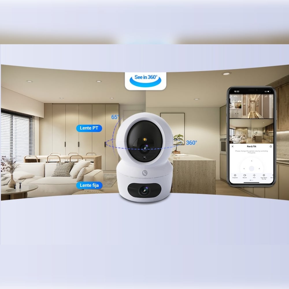 CAMARA EZVIZ H7C DOBLE LENTE DE 2K+ 4MP - 1 AÑO DE GARANTIA - 7