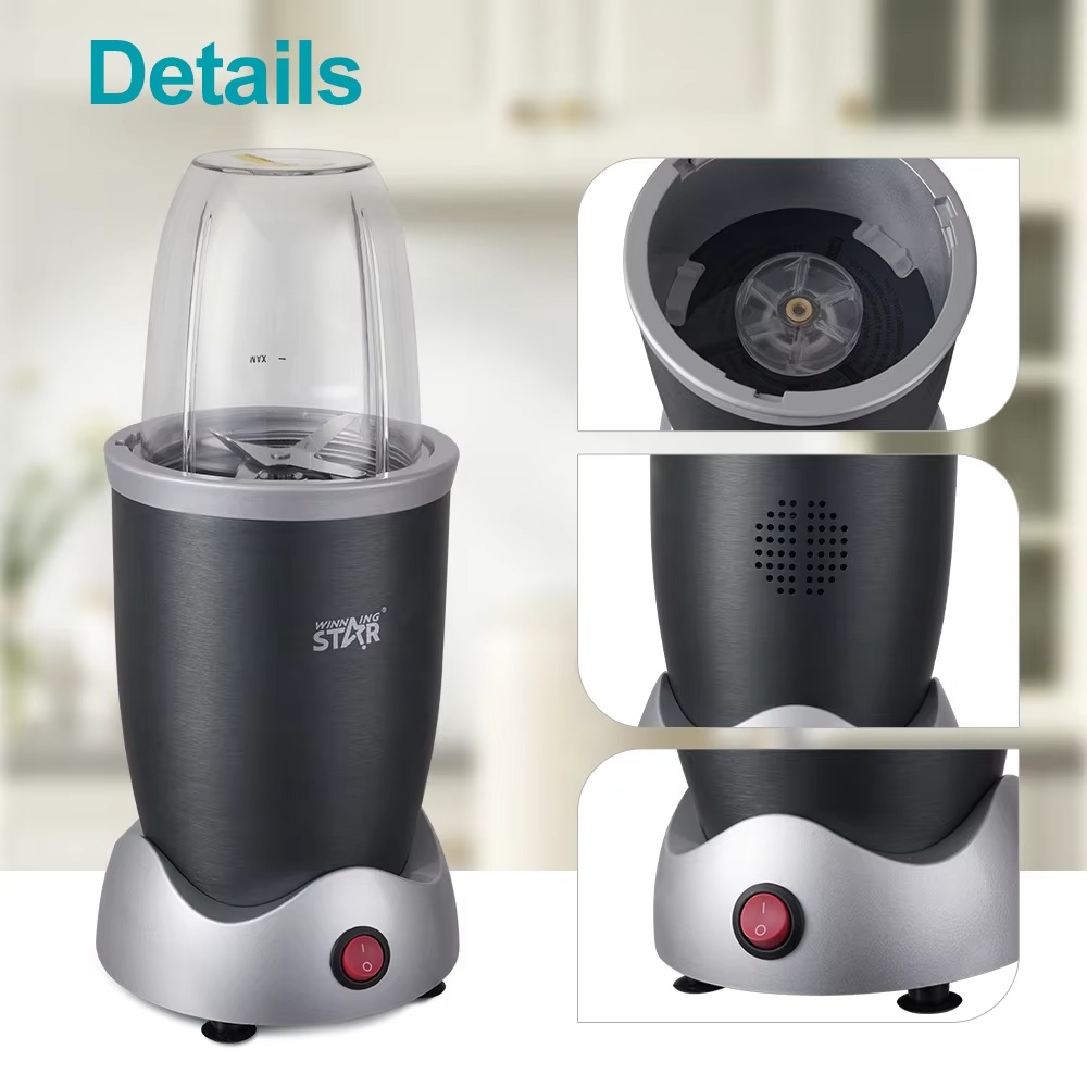 LICUADORA PORTATIL 3 EN 1 WINNING STAR 900W GARANTIA DE 1 AÑO - 5