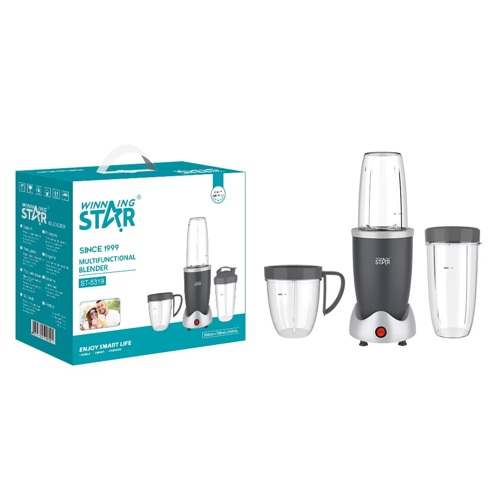 LICUADORA PORTATIL 3 EN 1 WINNING STAR 900W GARANTIA DE 1 AÑO - 8