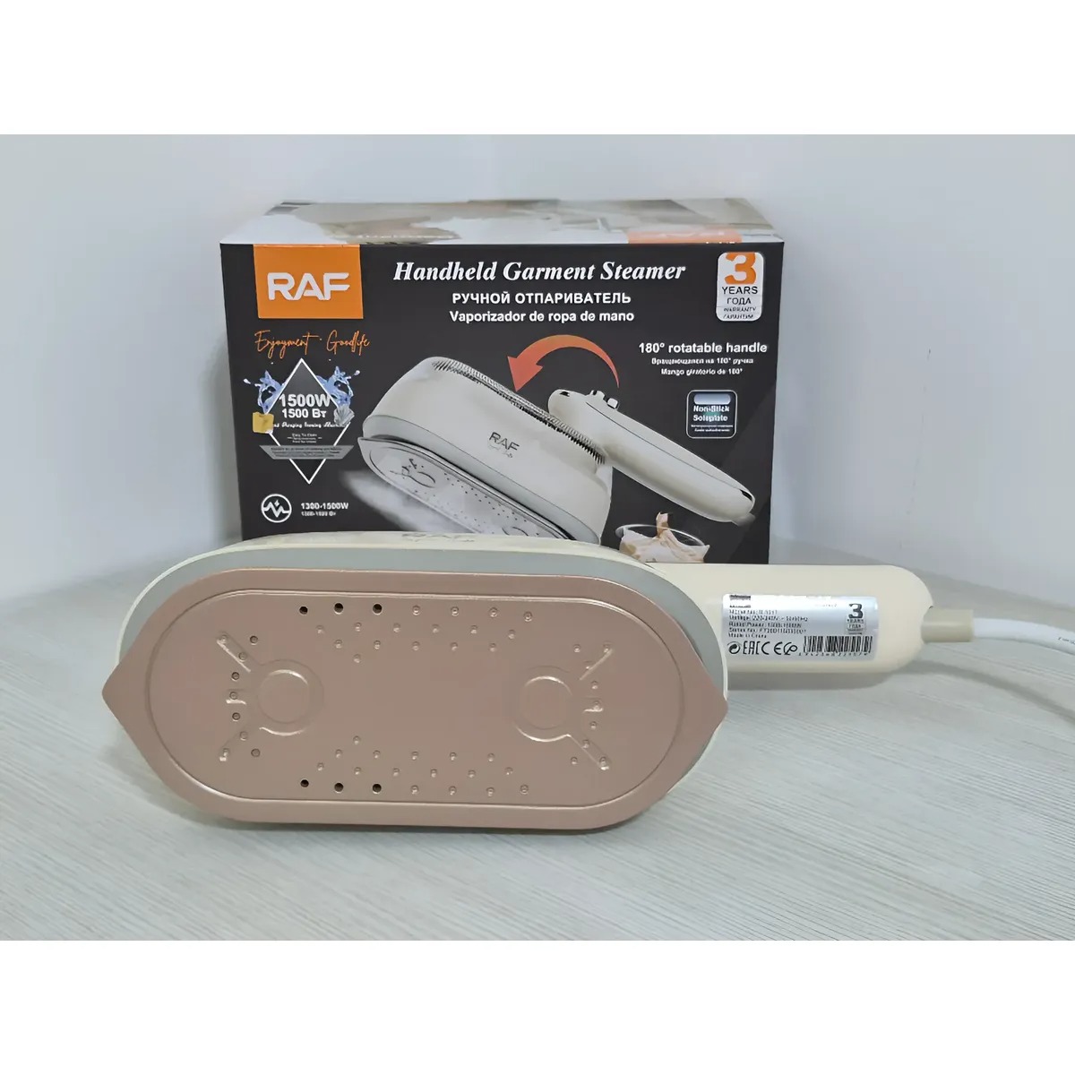 Plancha para Ropa a Vapor Portatil RAF R1017 con Garantía - 7