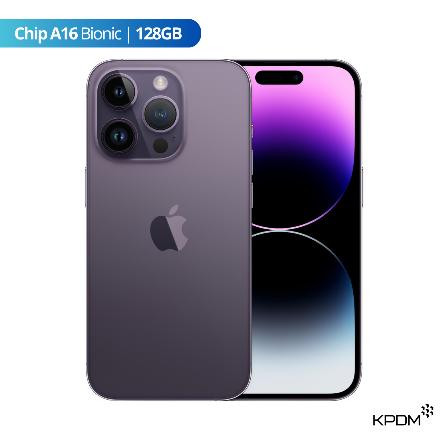 IPHONE 14 PRO 128GB MORADO OSCURO ESIM REACONDICIONADO GRADO A - 1