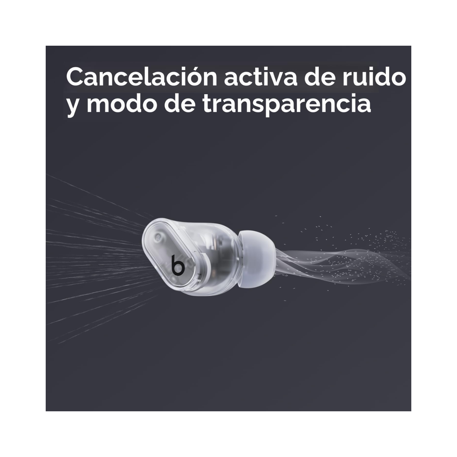 BEATS STUDIO BUDS + CON CANCELACIÓN DE RUIDO TRANSPARENTE - 2