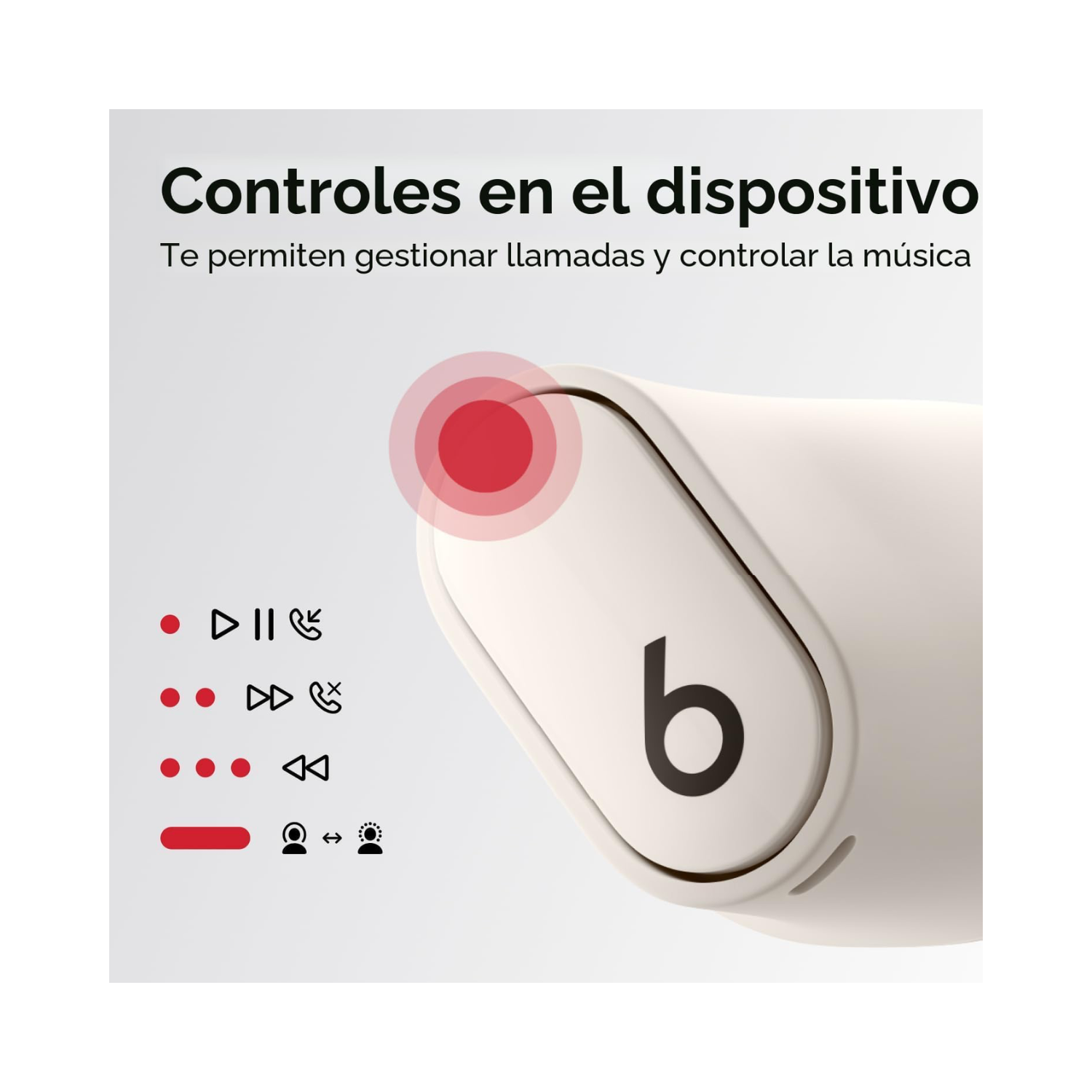 BEATS STUDIO BUDS + CON CANCELACIÓN DE RUIDO MARFIL - 4