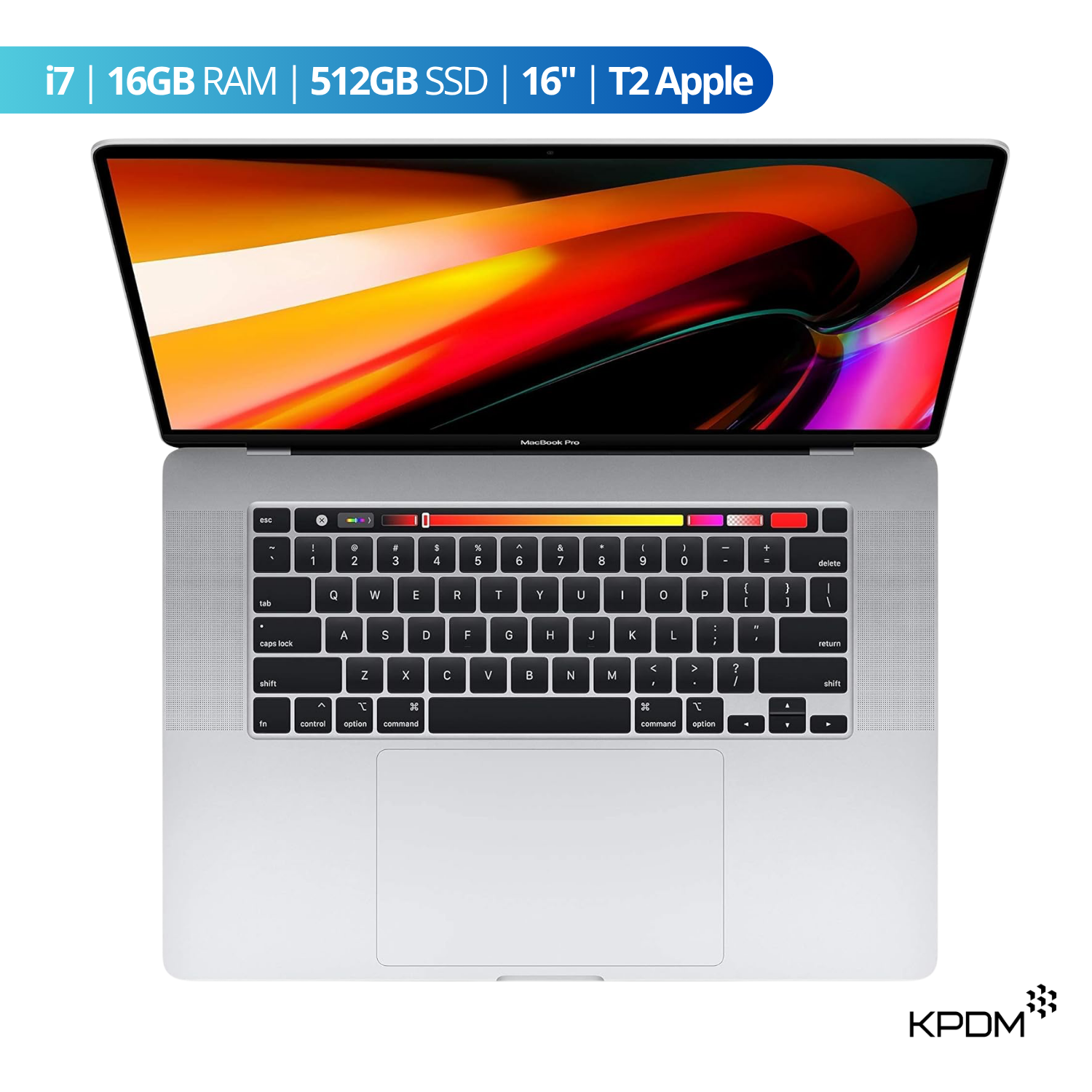 MACBOOK PRO 2019 16” I7 16GB RAM + 512GB SSD PLATEADO REACONDICIONADO GRADO A - 1