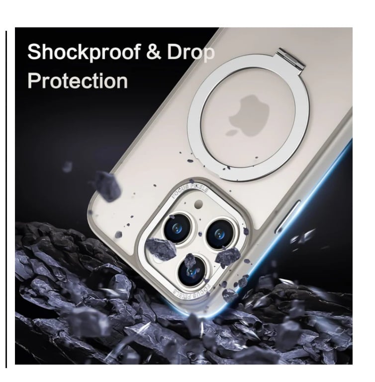 CASE IPHONE 16 PRO MAX PROTECTOR MAGSAFE 360 GRIS - 2