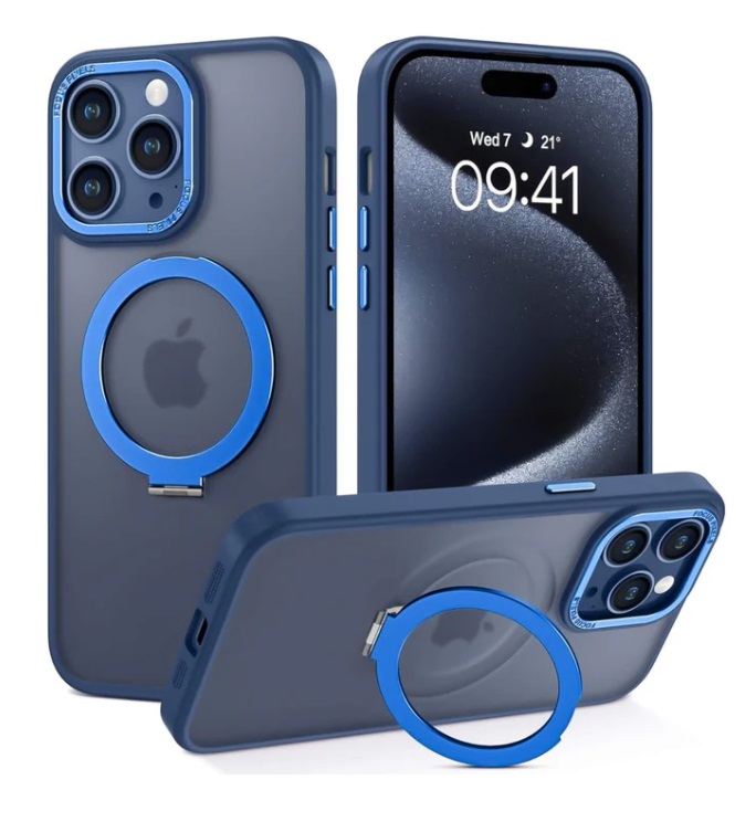 CASE IPHONE 16 PRO MAX PROTECTOR MAGSAFE 360 AZUL - 1
