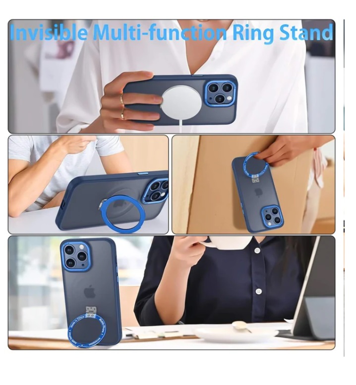 CASE IPHONE 16 PRO MAX PROTECTOR MAGSAFE 360 AZUL - 3