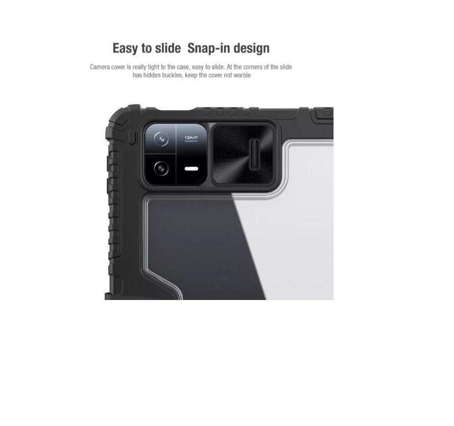 CASE XIAOMI MI PAD 6 PRO NILLKIN FUNDA CAMSHIELD NEGRO - 3