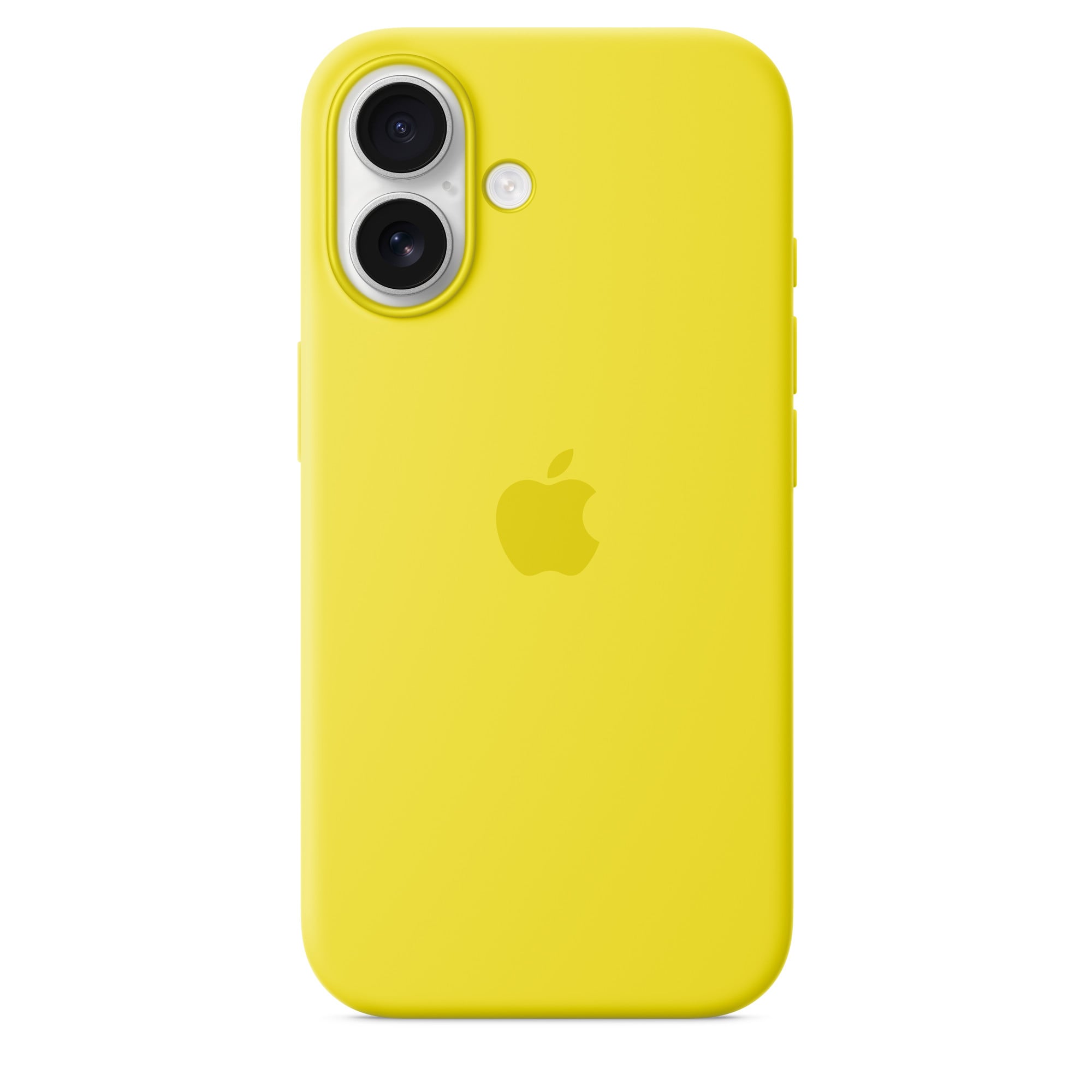 CASE IPHONE 16 SILICONA AMARILLO - 1