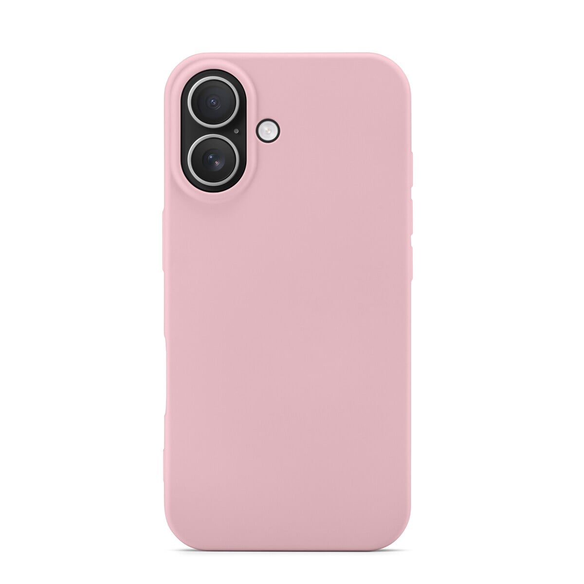 CASE IPHONE 16 SILICONA ROSA - 1
