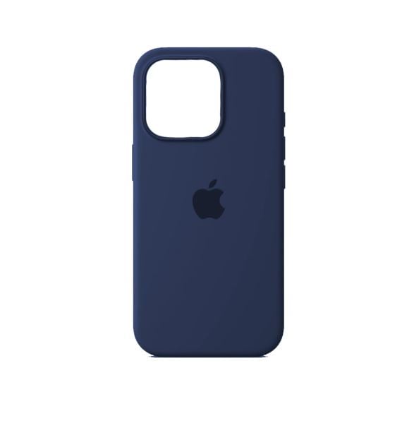 CASE IPHONE 16 PRO SILICONA AZUL OSCURO - 1