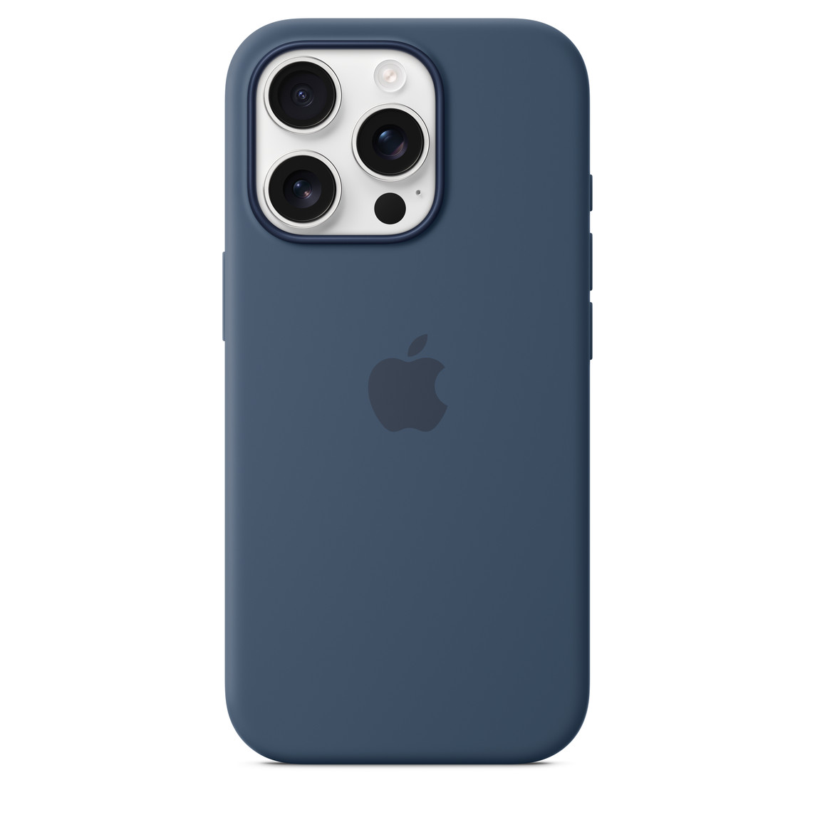 CASE IPHONE 16 PRO SILICONA AZUL OSCURO - 2
