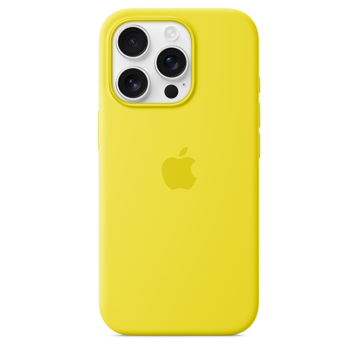 CASE IPHONE 16 PRO MAX SILICONA AMARILLO - 1