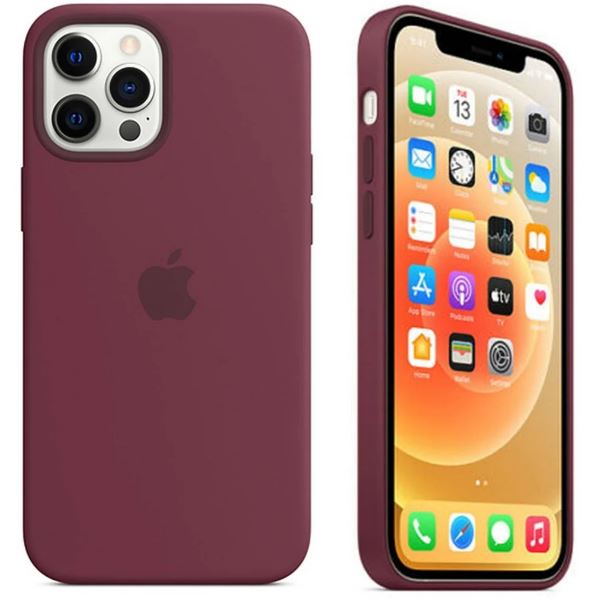 CASE IPHONE 16 PRO MAX SILICONA VINO - 2