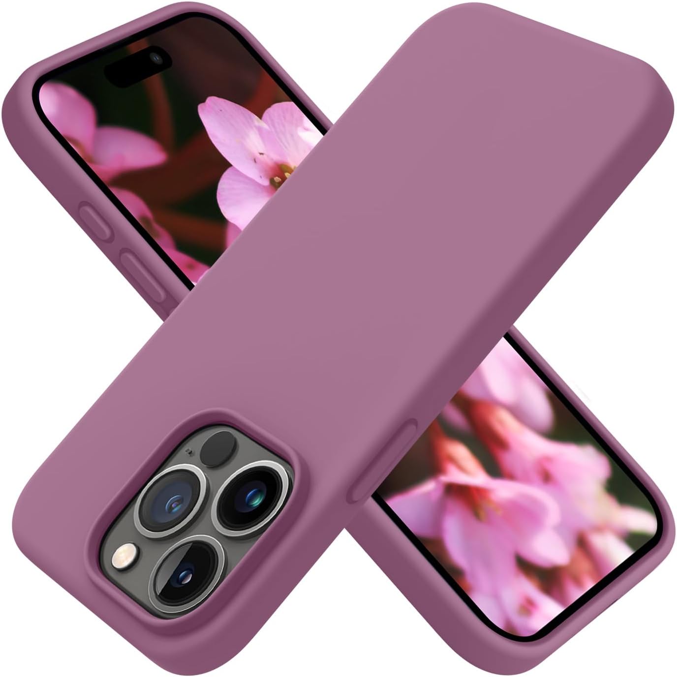 CASE IPHONE 16 PRO SILICONA ROSA - 2