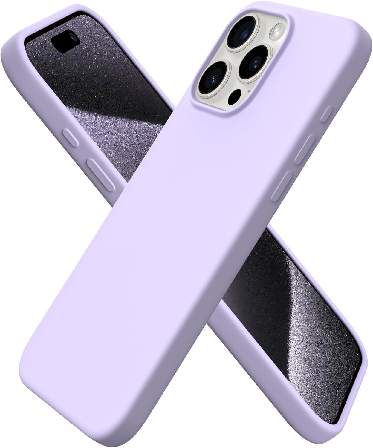 CASE IPHONE 16 PRO MAX SILICONA LILA - 2
