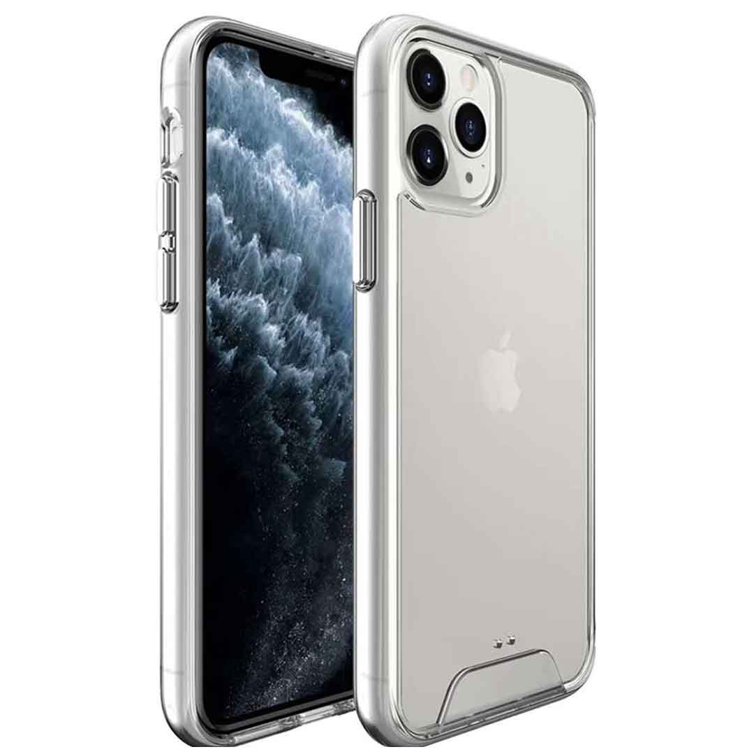 CASE SPACE PARA IPHONE 12 PRO MAX -TRANSPARENTE - 2