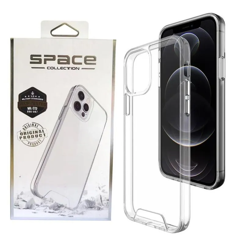 CASE SPACE PARA IPHONE 13 PRO-TRANSPARENTE - 1
