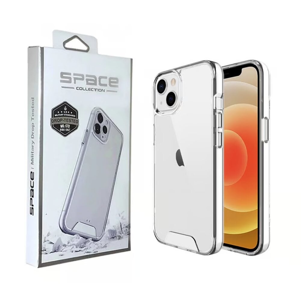 CASE SPACE PARA IPHONE 15-TRANSPARENTE - 1