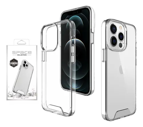 CASE SPACE PARA IPHONE 15 PRO MAX -TRANSPARENTE - 1