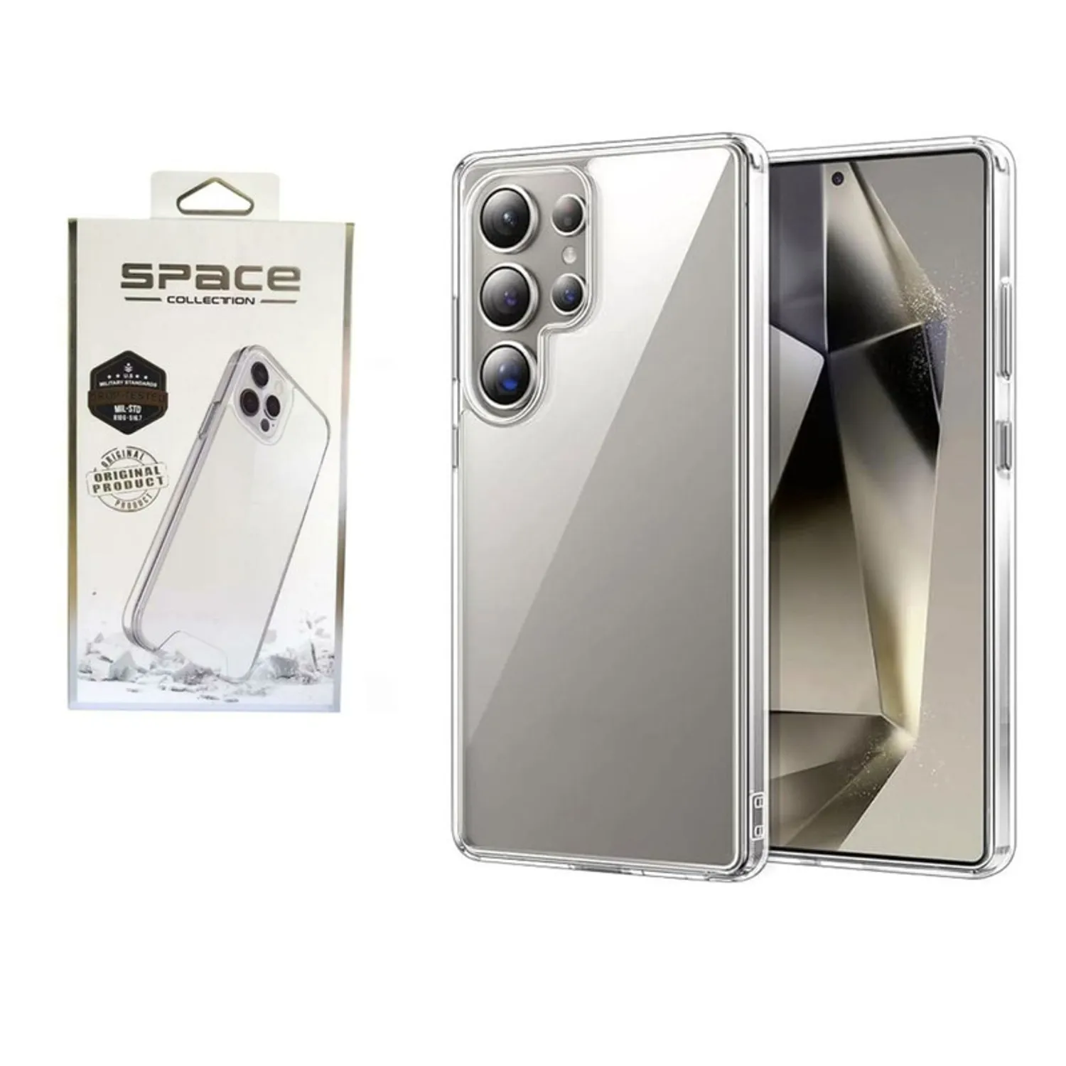 CASE SPACE PARA SAMSUNG S25 ULTRA-TRANSPARENTE - 1