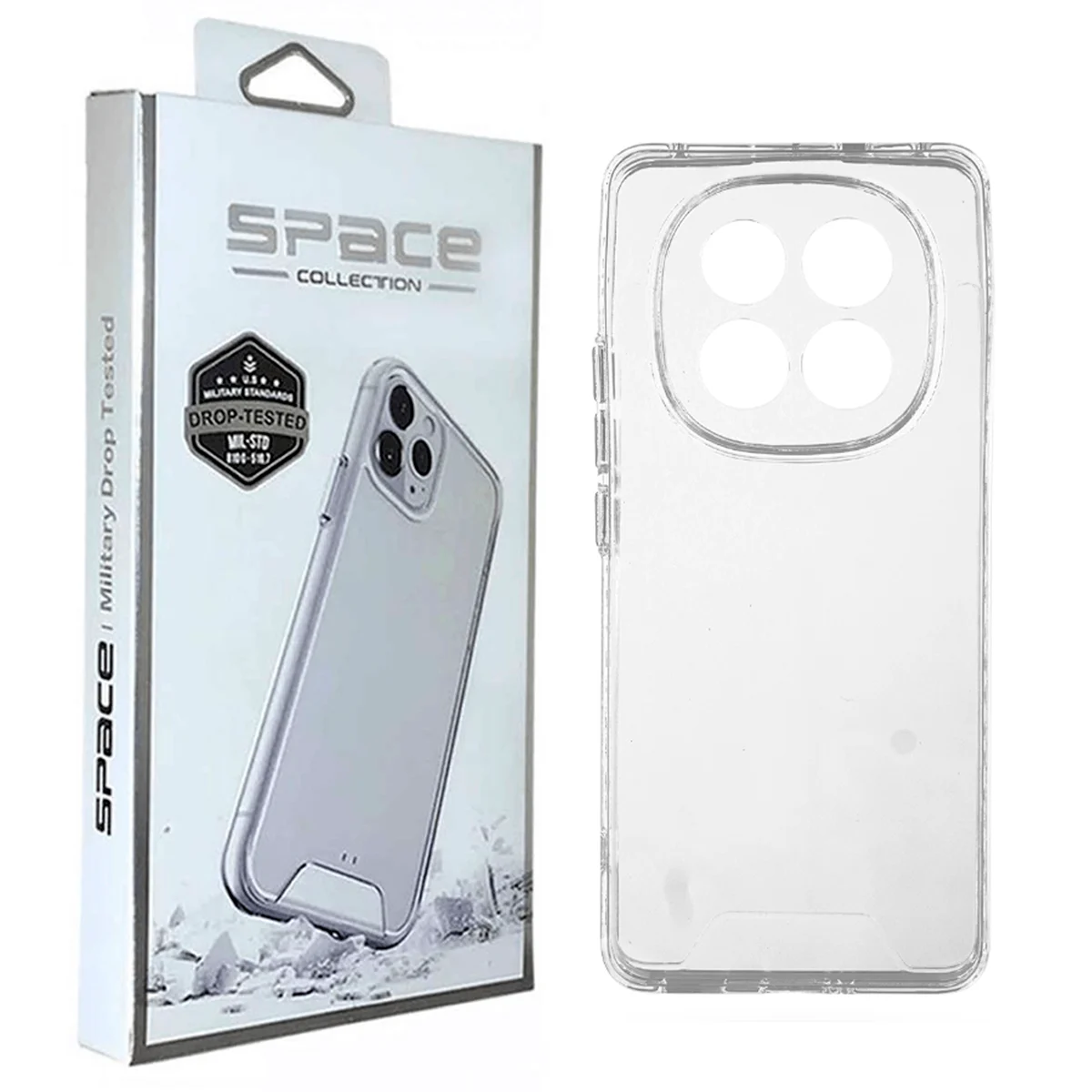 CASE SPACE PARA XIAOMI REDMI NOTE 14 PRO PLUS-TRANSPARENTE - 1
