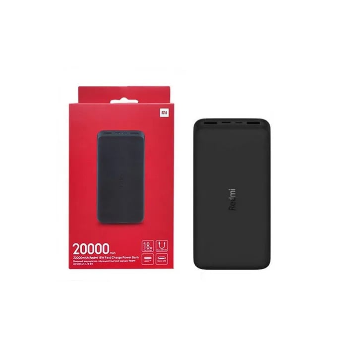 XIAOMI POWER BANK 20000MAH DE 18W CARGA RAPIDA SALIDA USB - 1
