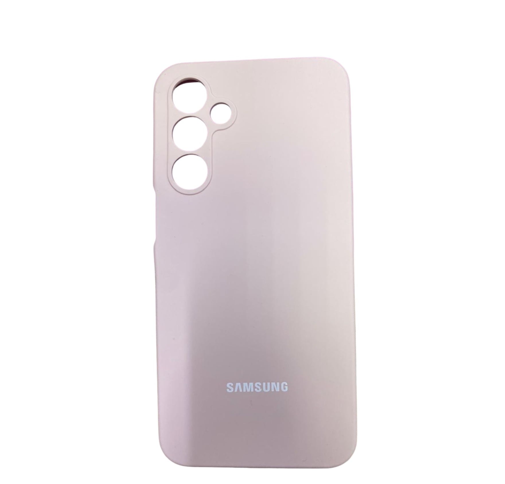 CASE SILICONA PARA SAMSUNG A16-BEIGE - 1