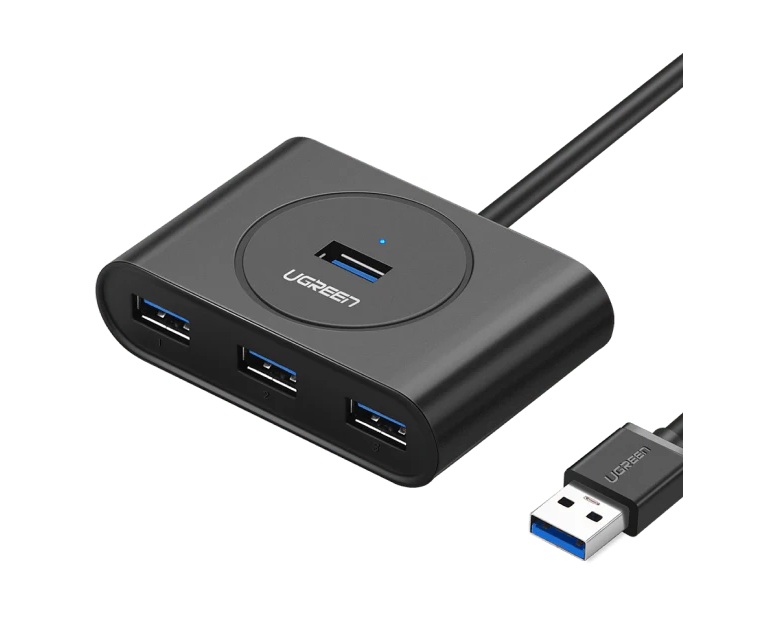 ADAPTADOR DE DATOS USB 3.0 4 EN 1 UGREEN CD130 NEGRO - 1