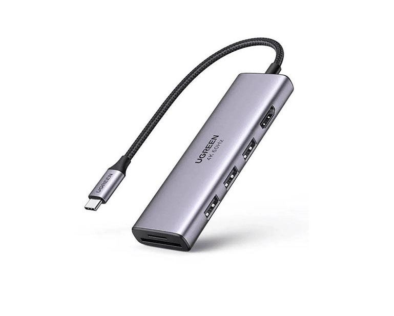 ADAPTADOR USB-C UGREEN 6-IN -1 CM511 - 1