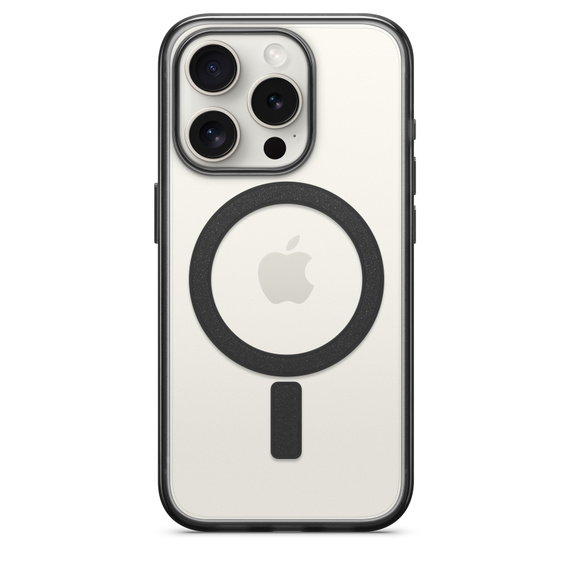 CLEAR CASE MAGNETIC IPHONE 15 PRO NEGRO - 2